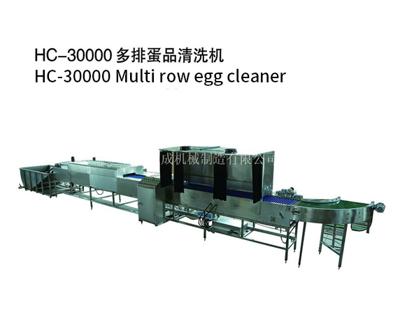 HC-30000 Multi row egg cleaner
